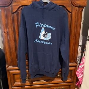 Jerzees Navy Blue Cheerleader Hoodie